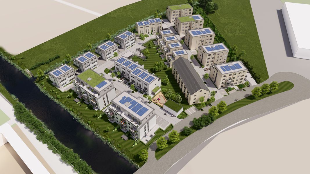 Wohnpark an der Pfinz Projekt M+M Bau GmbH in KarlsdorfNeuthard